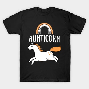 Aunticorn Aunt Cute Unicorn Family Women T-Shirt